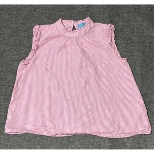 Cece Women's S Striped Pullover Sleeveless Blouse